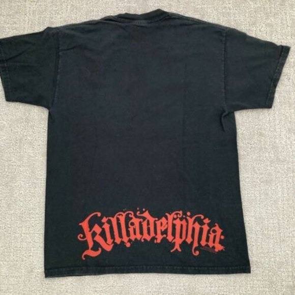 EUC Lamb of God Killadelphia Graphic Band T-Shirt Short Sleeve Metal YL Rare 00' - Picture 8 of 9